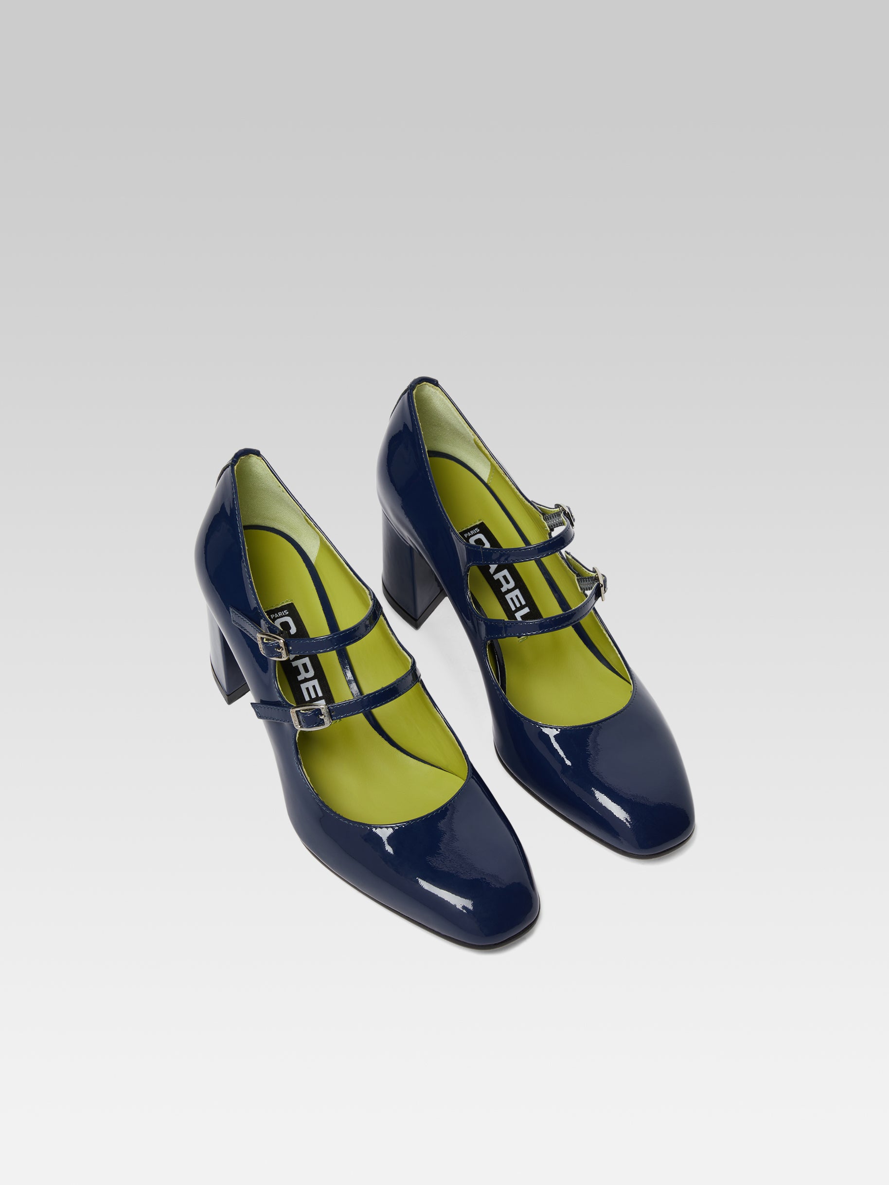 Navy blue mary jane fashion pumps