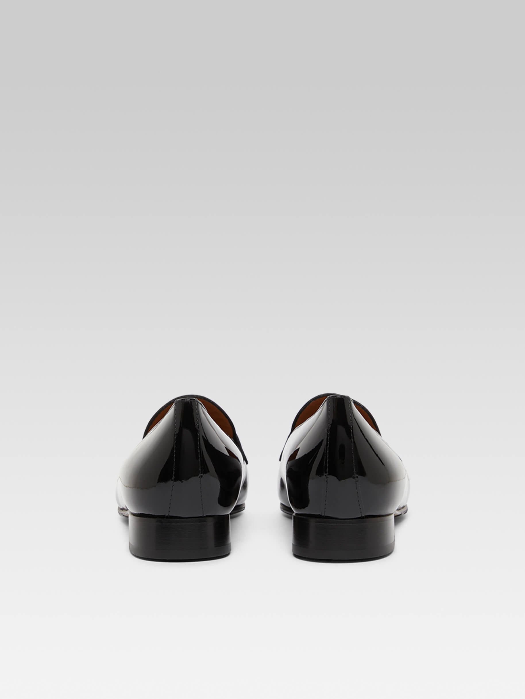 2100 - Black patent leather moccasins - Image number 5