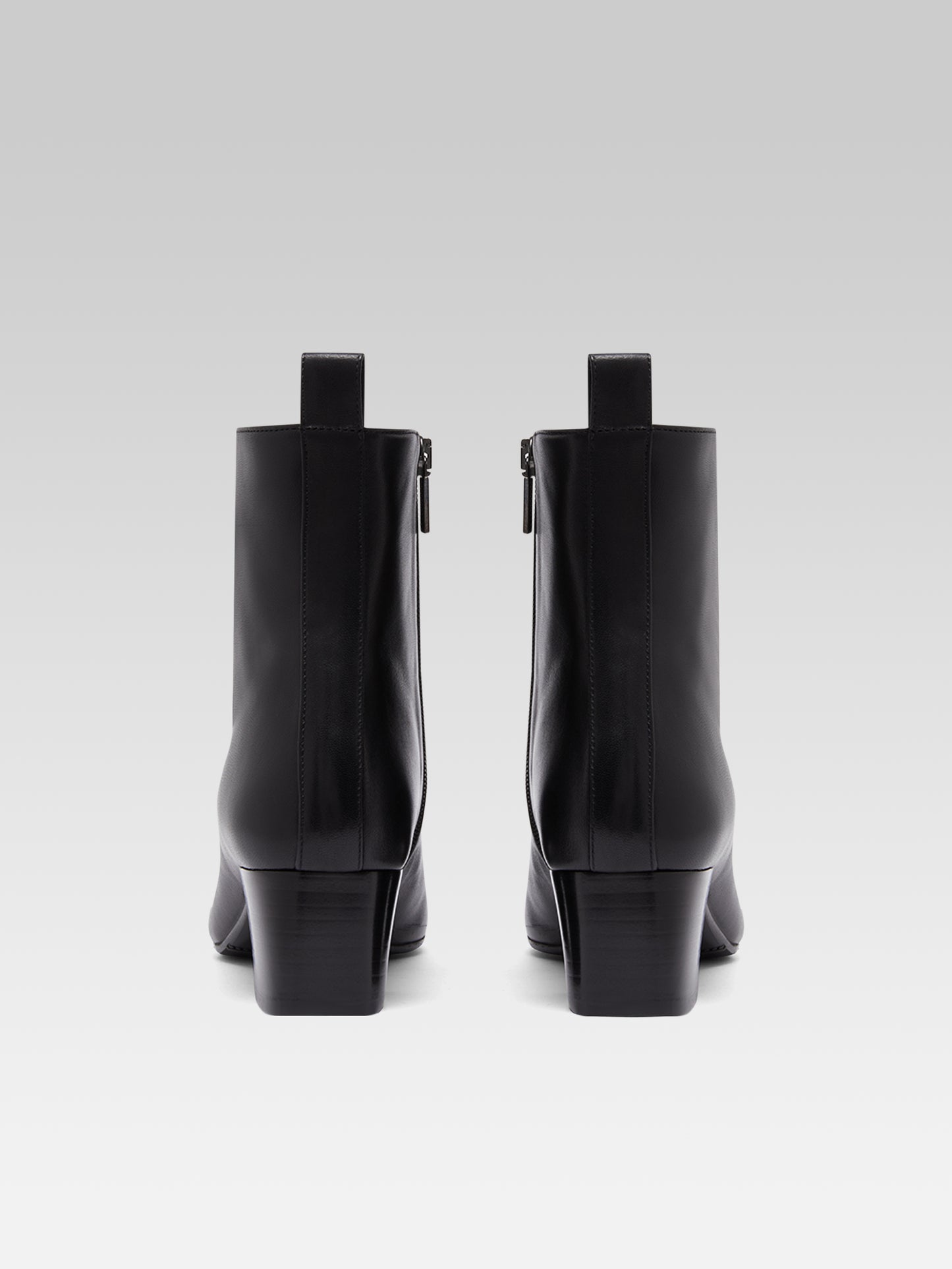 Estime - Bottines cuir et verni noir