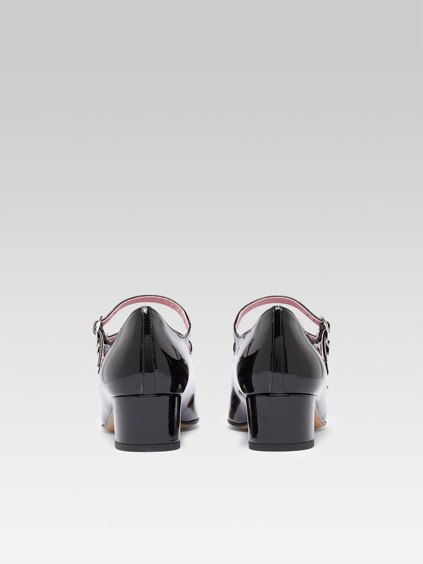 Kina - Escarpins babies cuir verni noir