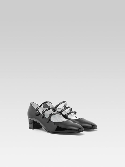 Kina - Black patent leather Mary Janes pumps - Image number 5