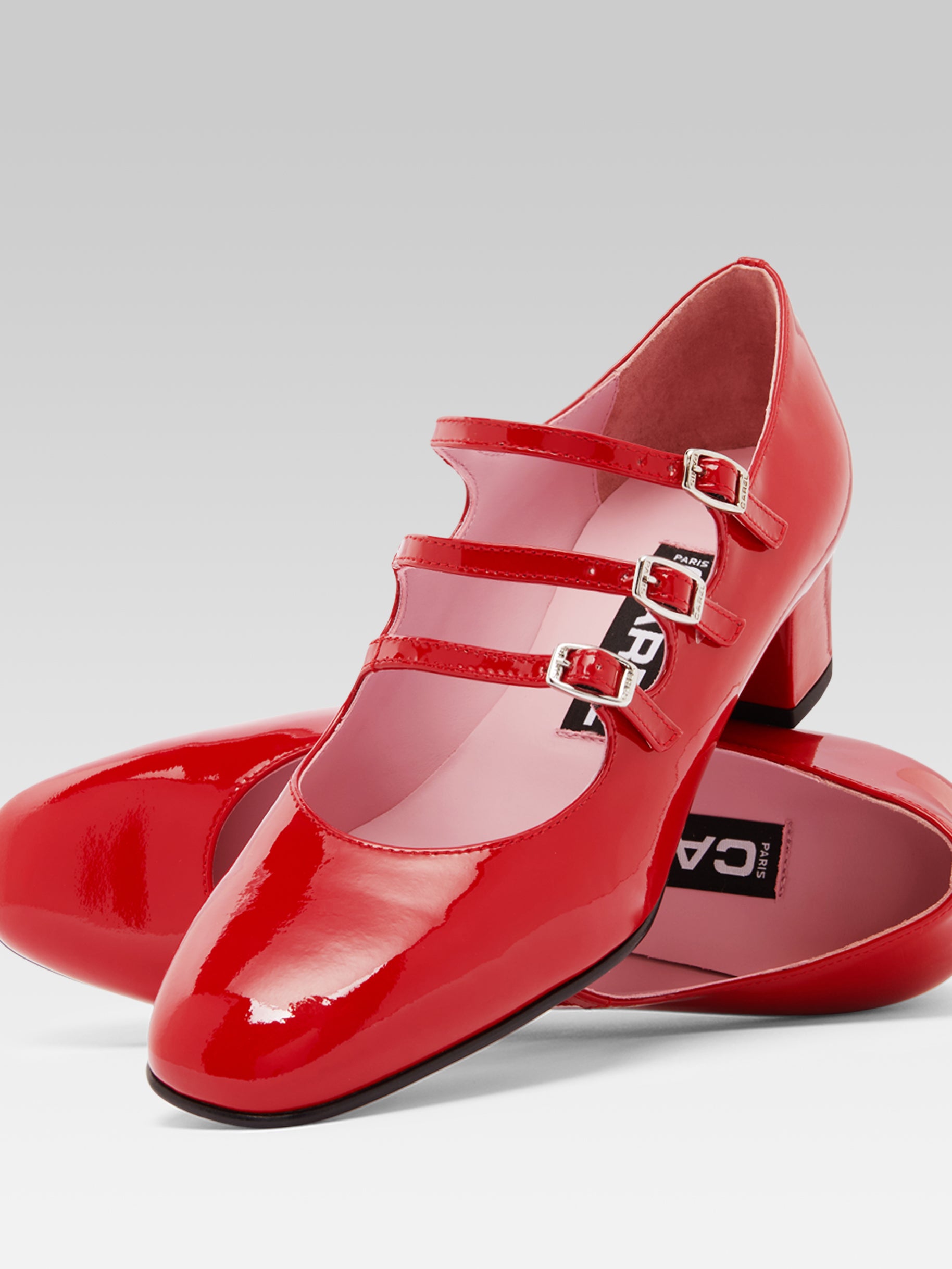 Chaussures rouge vernis best sale