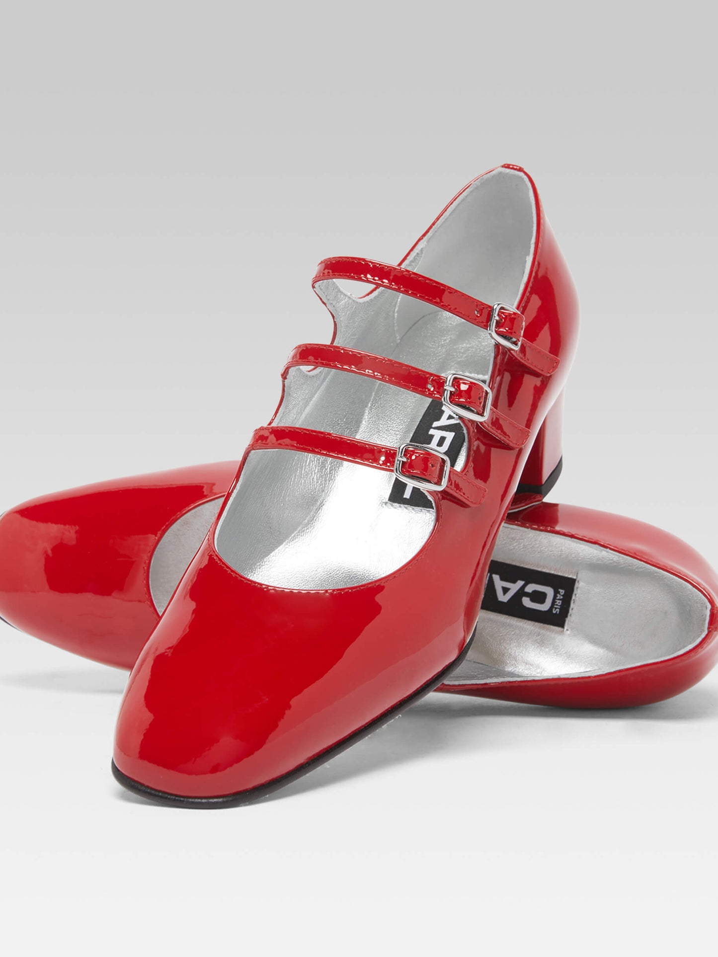 Kina - Red patent leather Mary Janes pumps