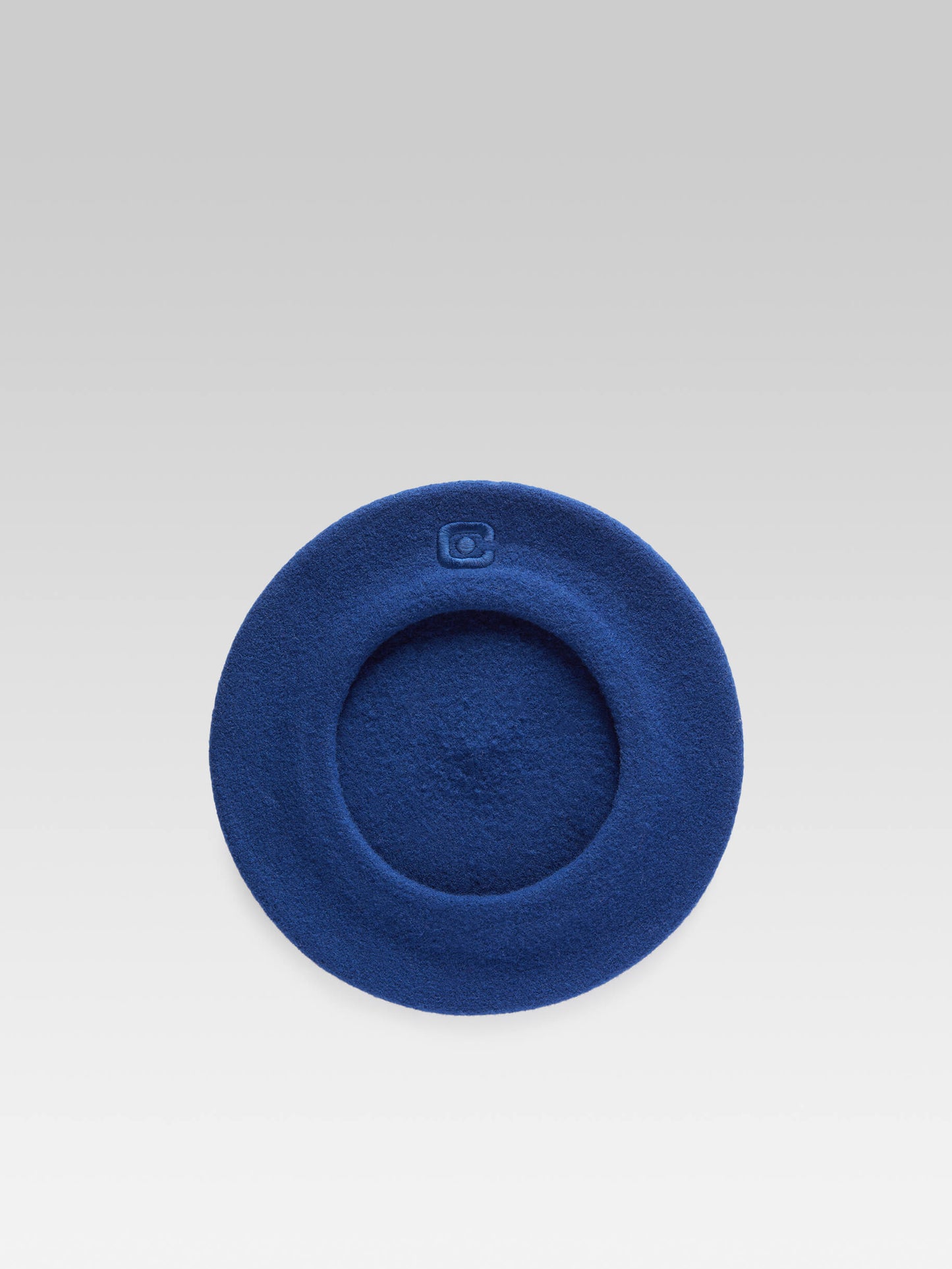 Beret - France blue wool logo C