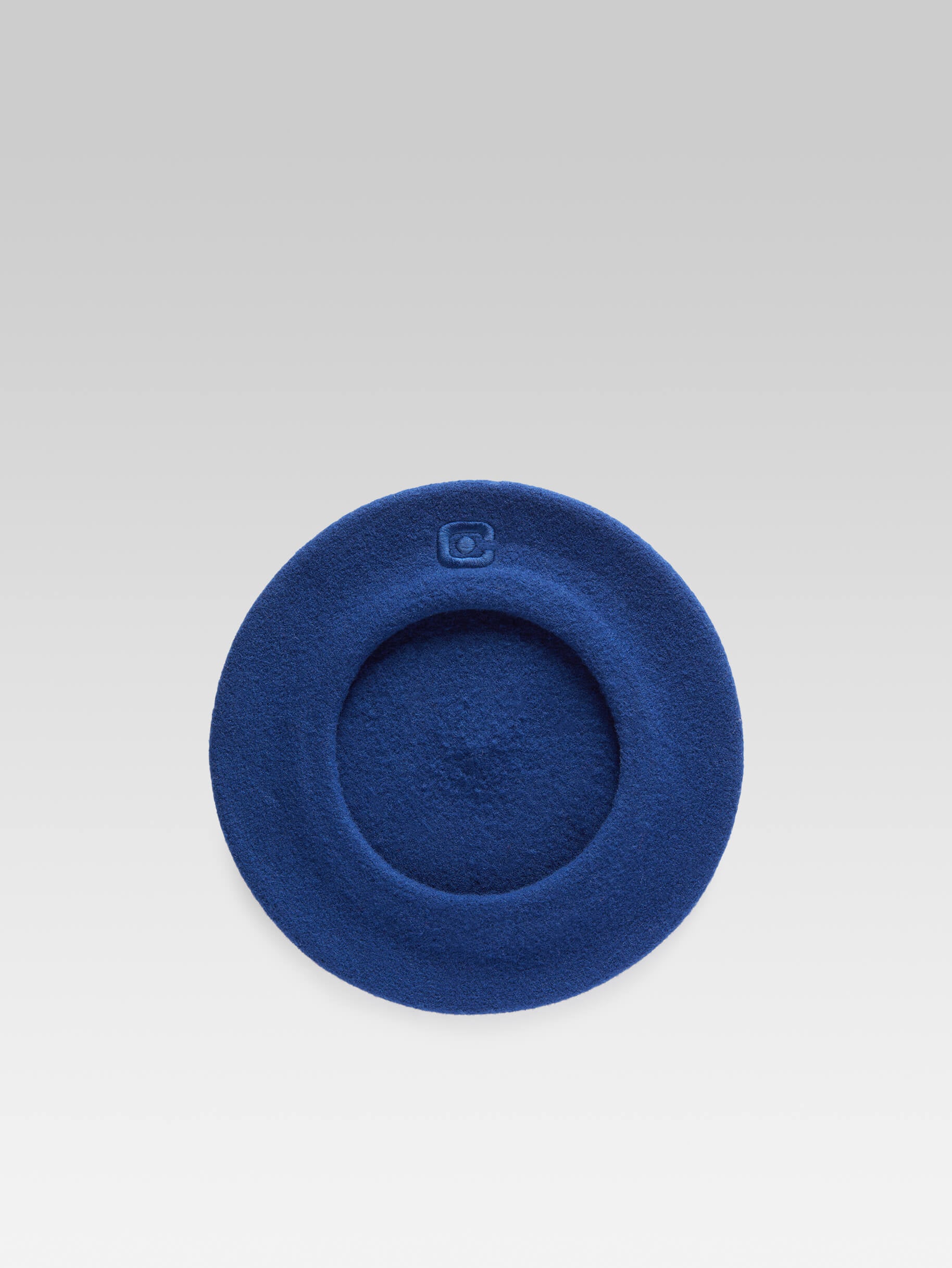 Beret - France blue wool logo C - Image number 2