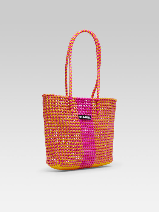 Scoubidou - Sac orange, rose et jaune - Image numéro 3