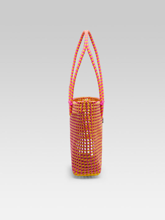 Scoubidou - Orange, pink and yellow bag - Image number 4