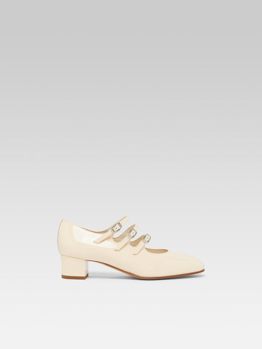 Kina - Nude patent leather Mary Janes pumps