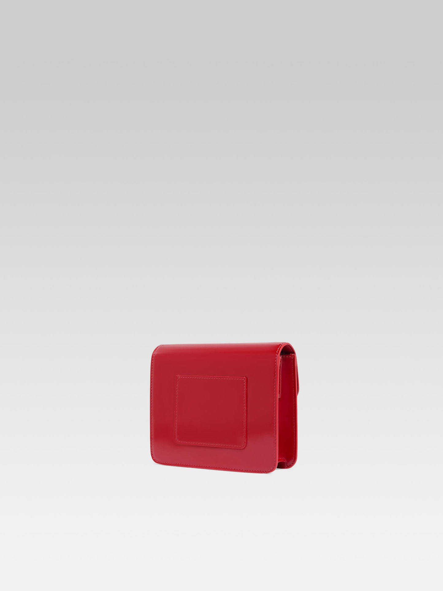 Mini Sorbonne - Sac cuir verni rouge