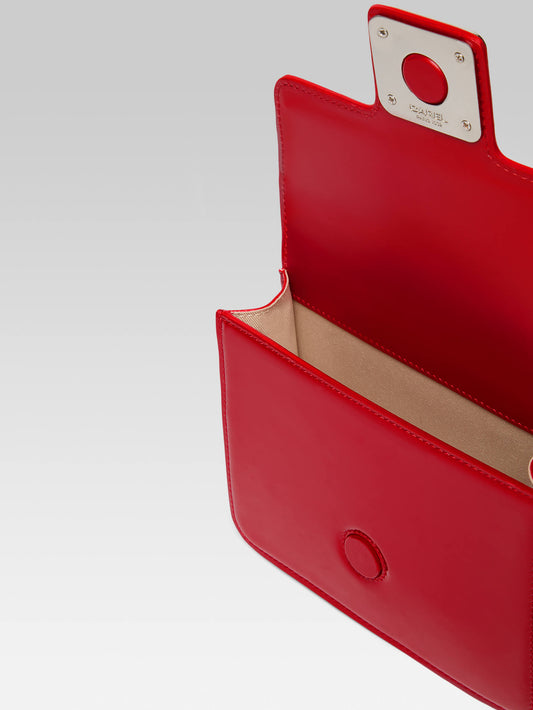 Mini Sorbonne - Red patent leather bag - Image number 2