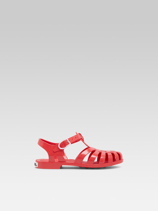 Meduse - Red plastic sandals