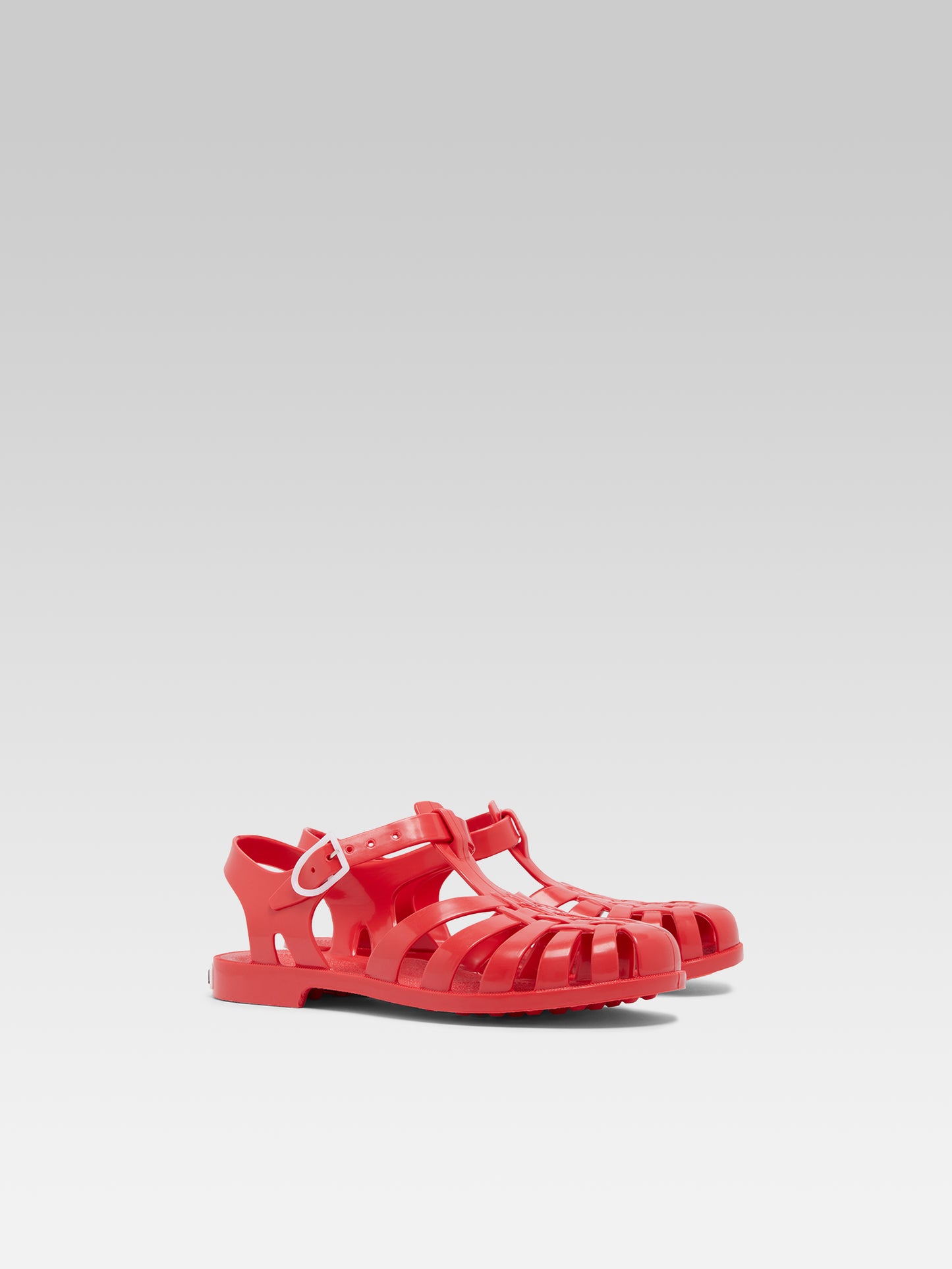 Meduse - Sandales plastique rouge