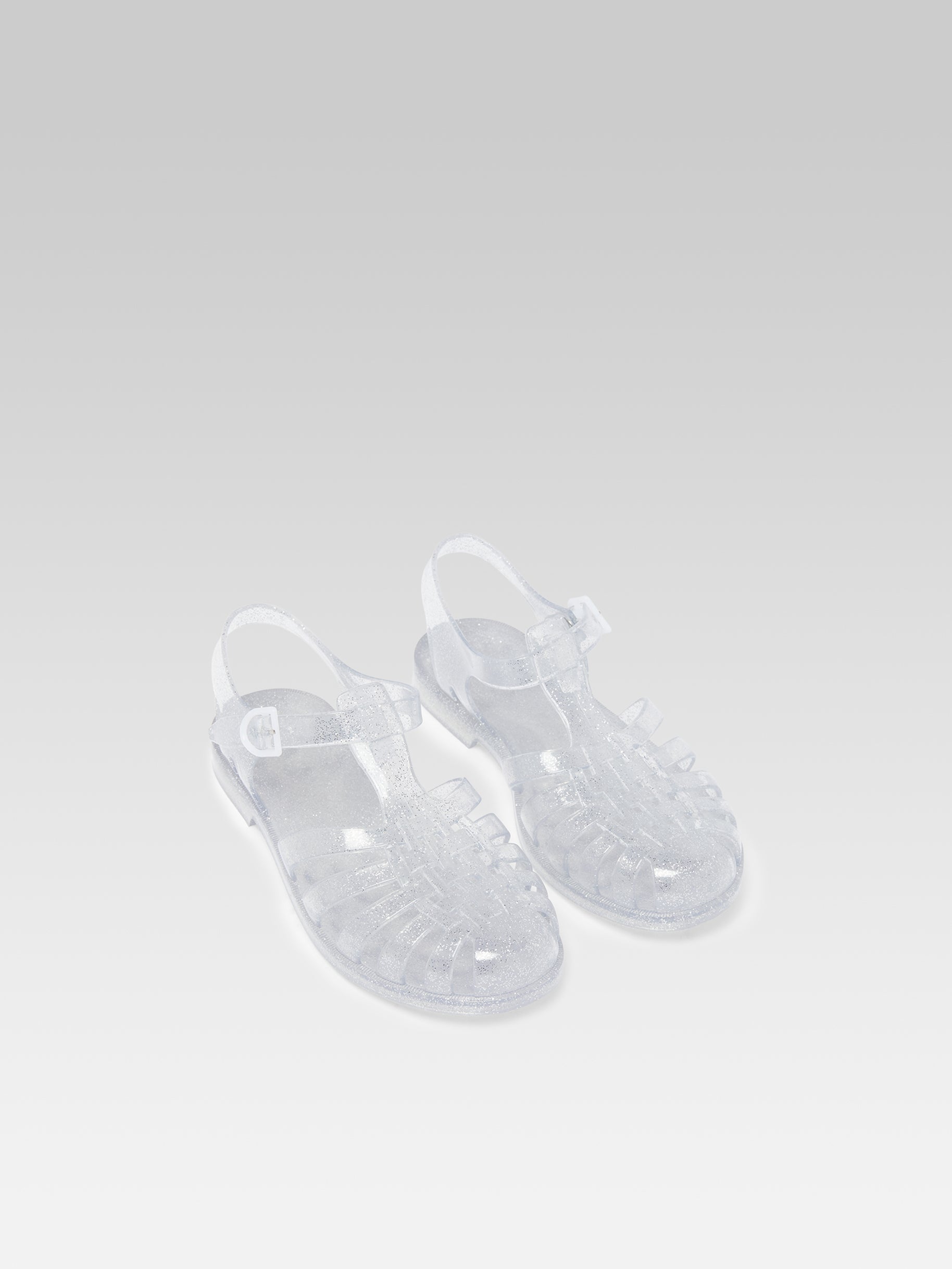 Meduse - Transparent plastic sandals with glitter - Image number 3