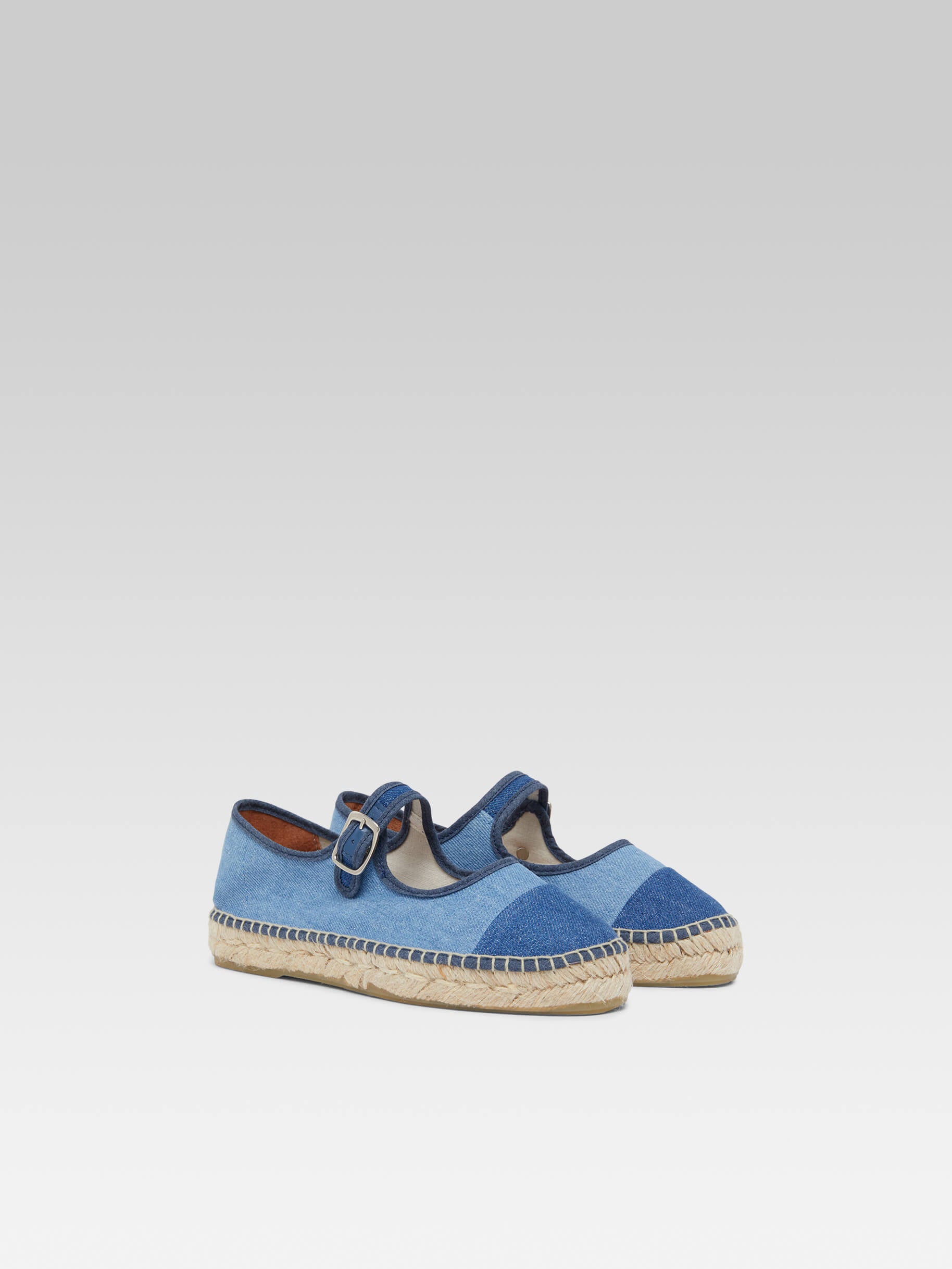 Colza - Espadrilles babies toile bi-jean - Image numéro 2