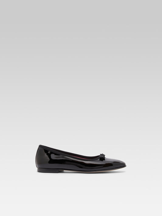 Ballet - Black patent leather ballet-flats - Image number 2