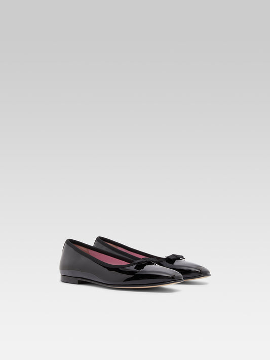 Ballet - Black patent leather ballet-flats - Image number 3