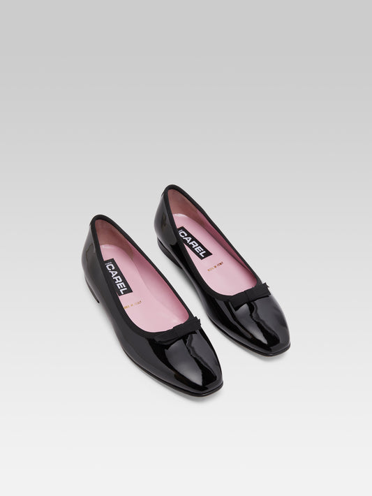 Ballet - Ballerines cuir verni noir