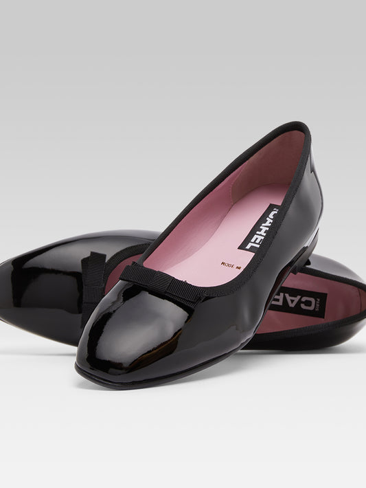 Ballet - Black patent leather ballet-flats - Image number 4