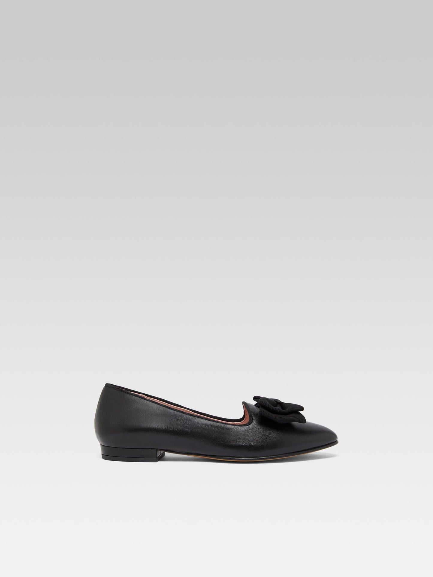 Marquis - Ballerines à noeud cuir noir