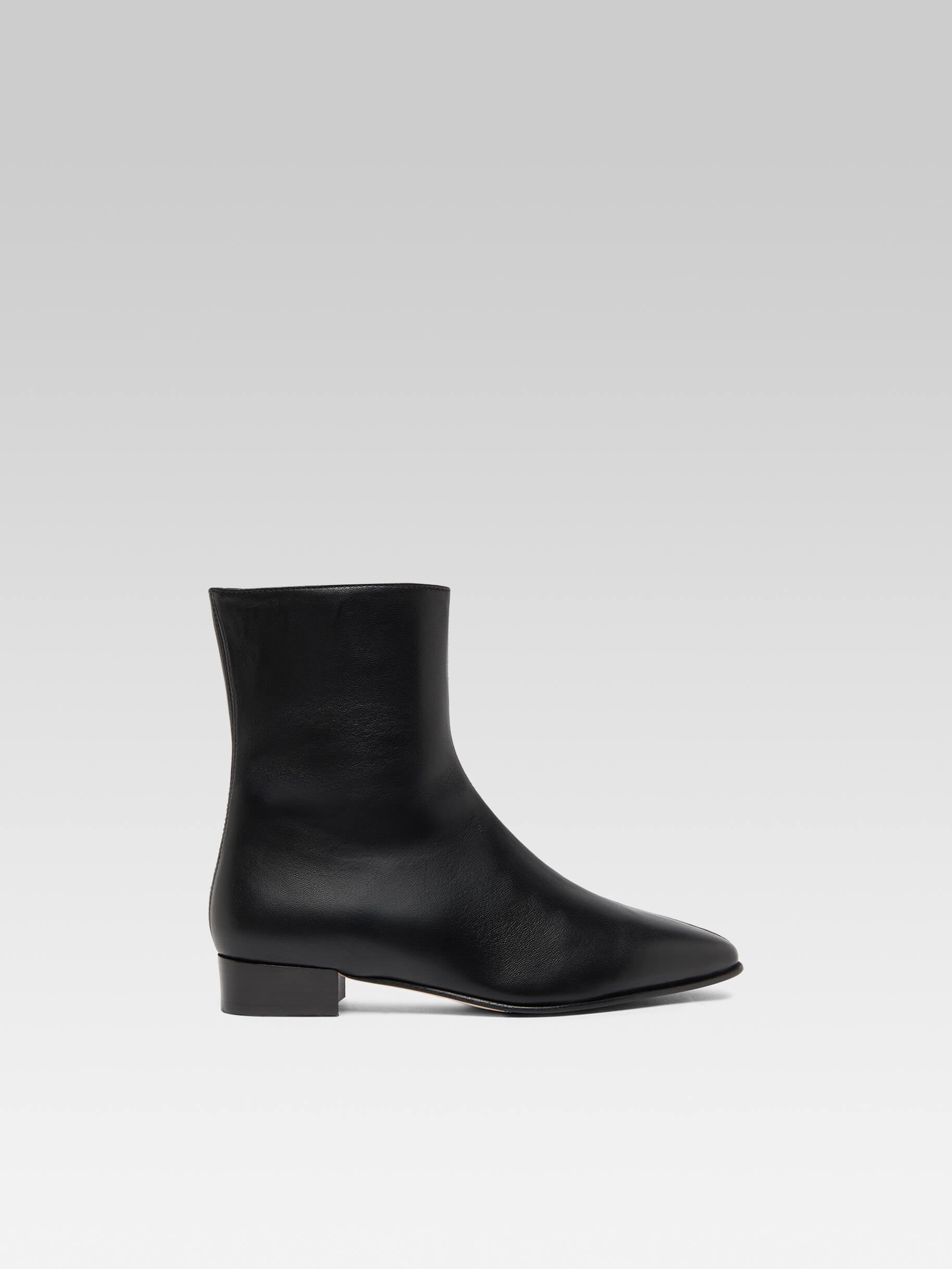 Aiglon - Bottines cuir noir - Image numéro 2