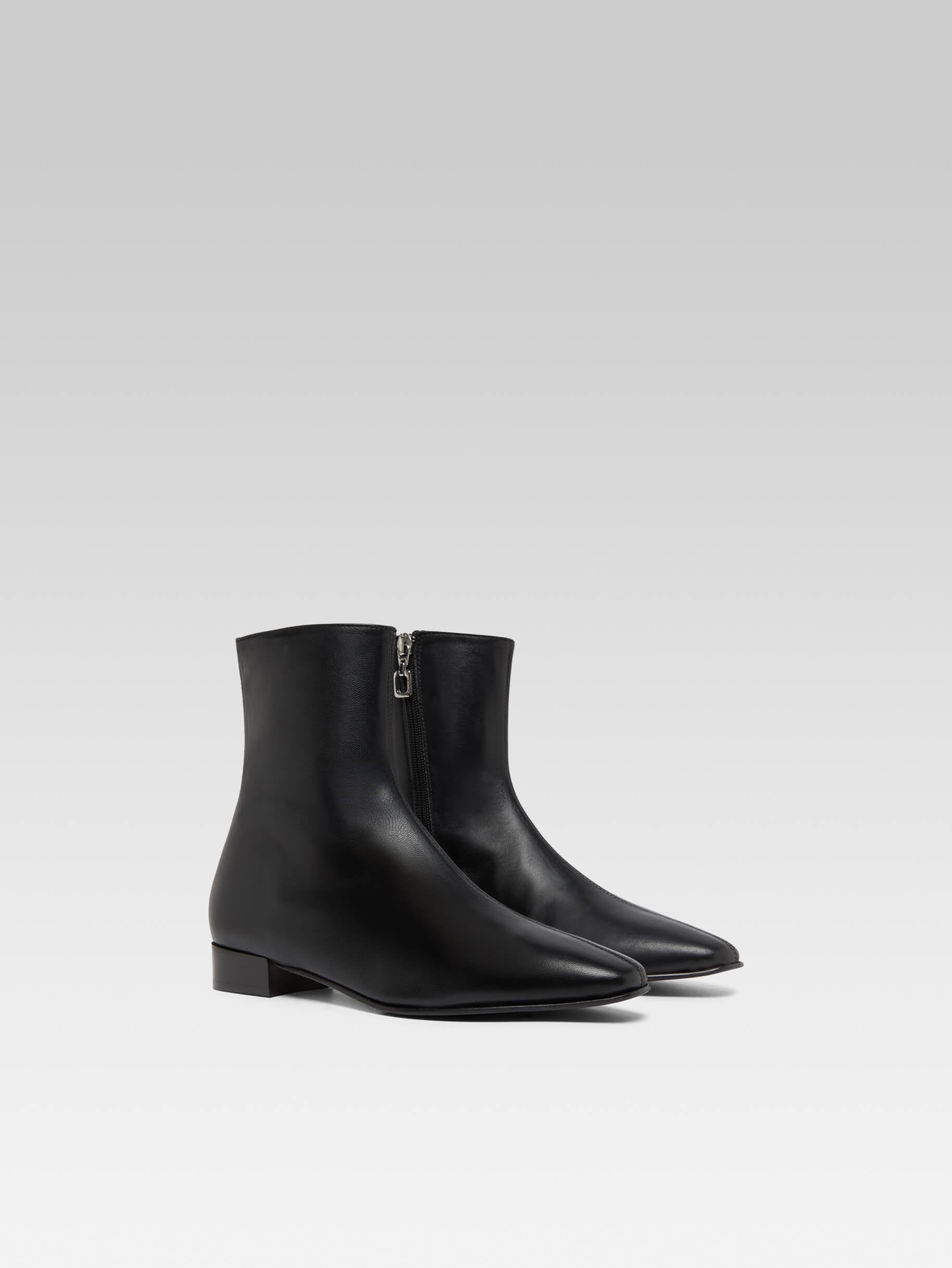 Aiglon - Bottines cuir noir - Image numéro 3