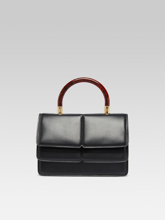 Georges - Black leather handbag