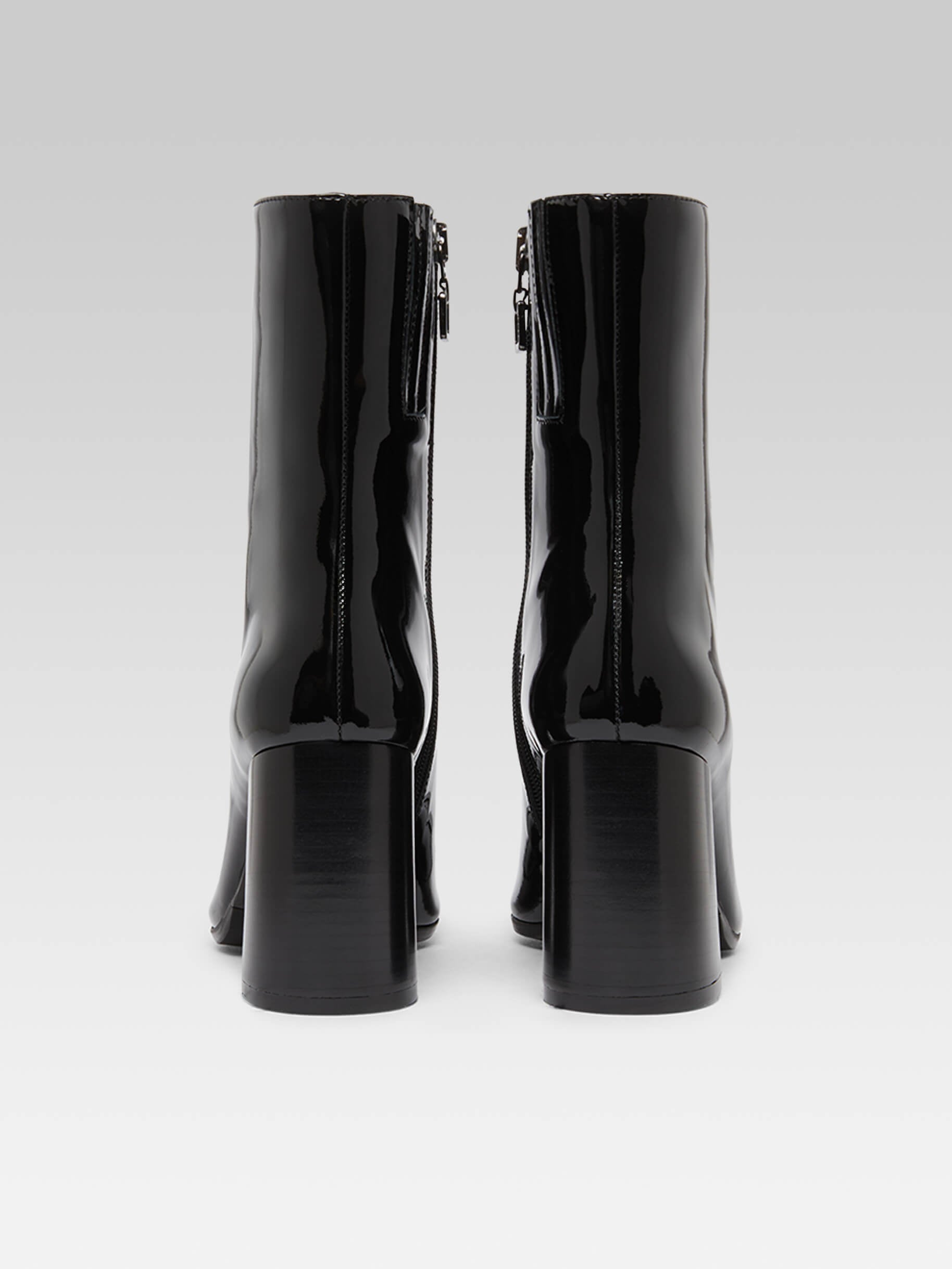 Donna - Black patent leather ankle boots - Image number 4