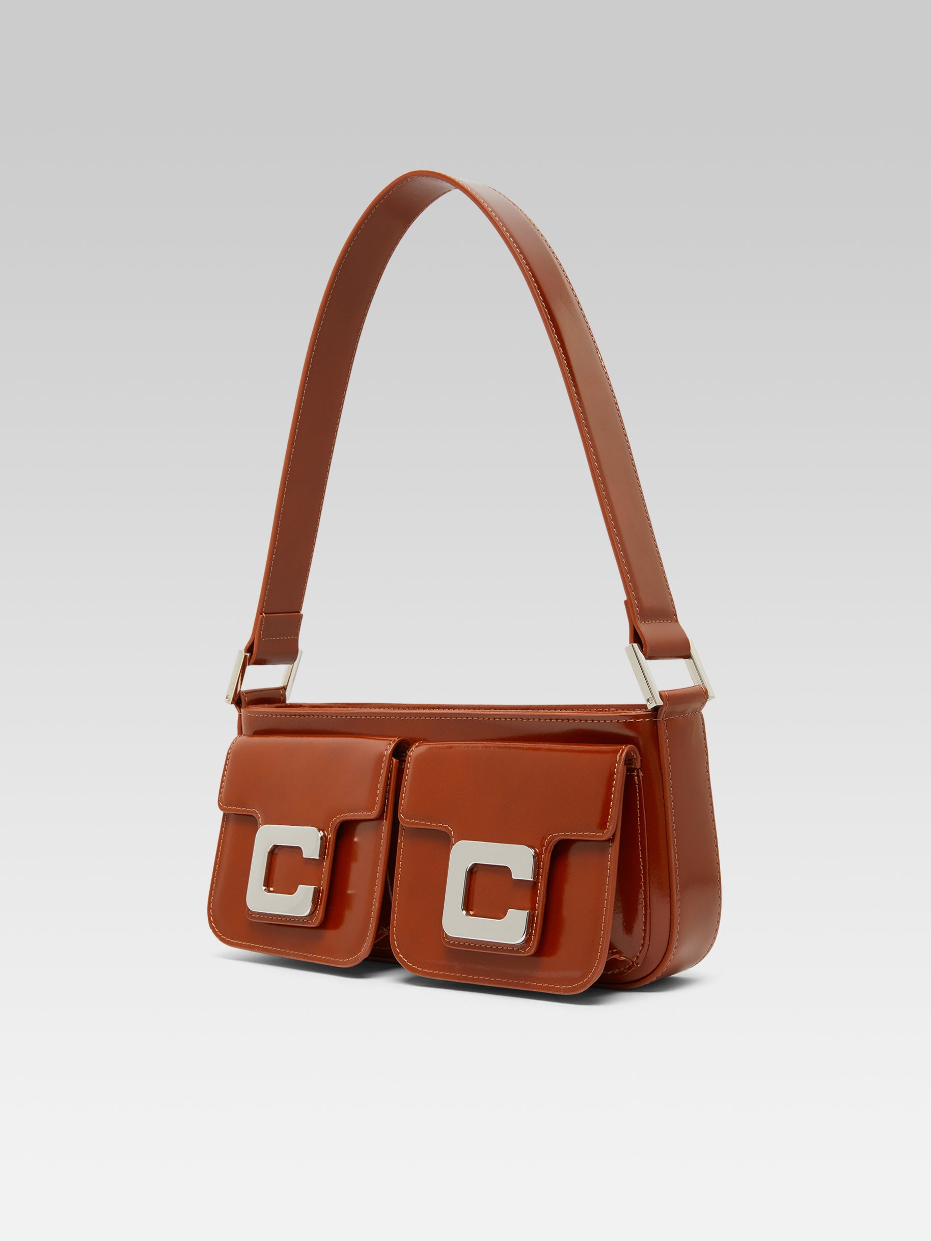 Mimi - Sac cuir glacé cognac - Image numéro 3