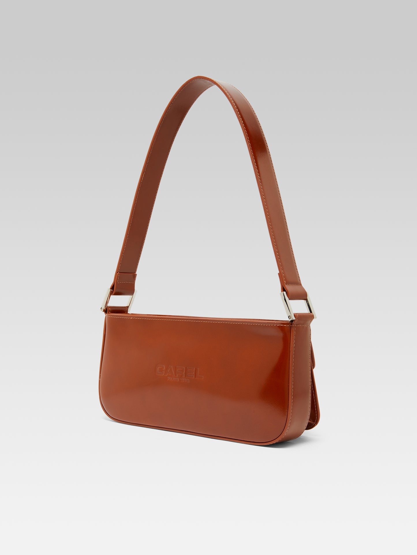 Mimi - Sac cuir glacé cognac