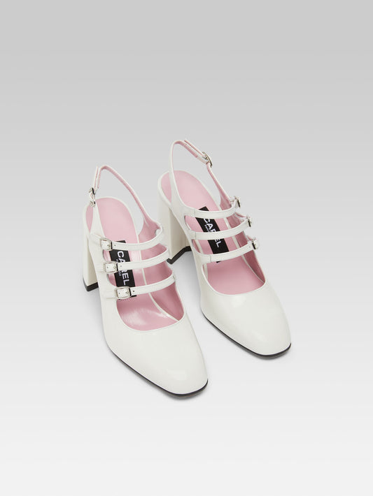 Promise - Ivory patent leather slingback Mary Janes - Image number 3