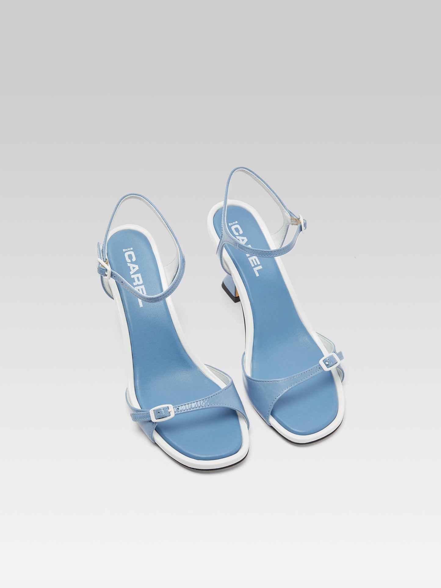 Celeste - Jean patent leather heeled sandals