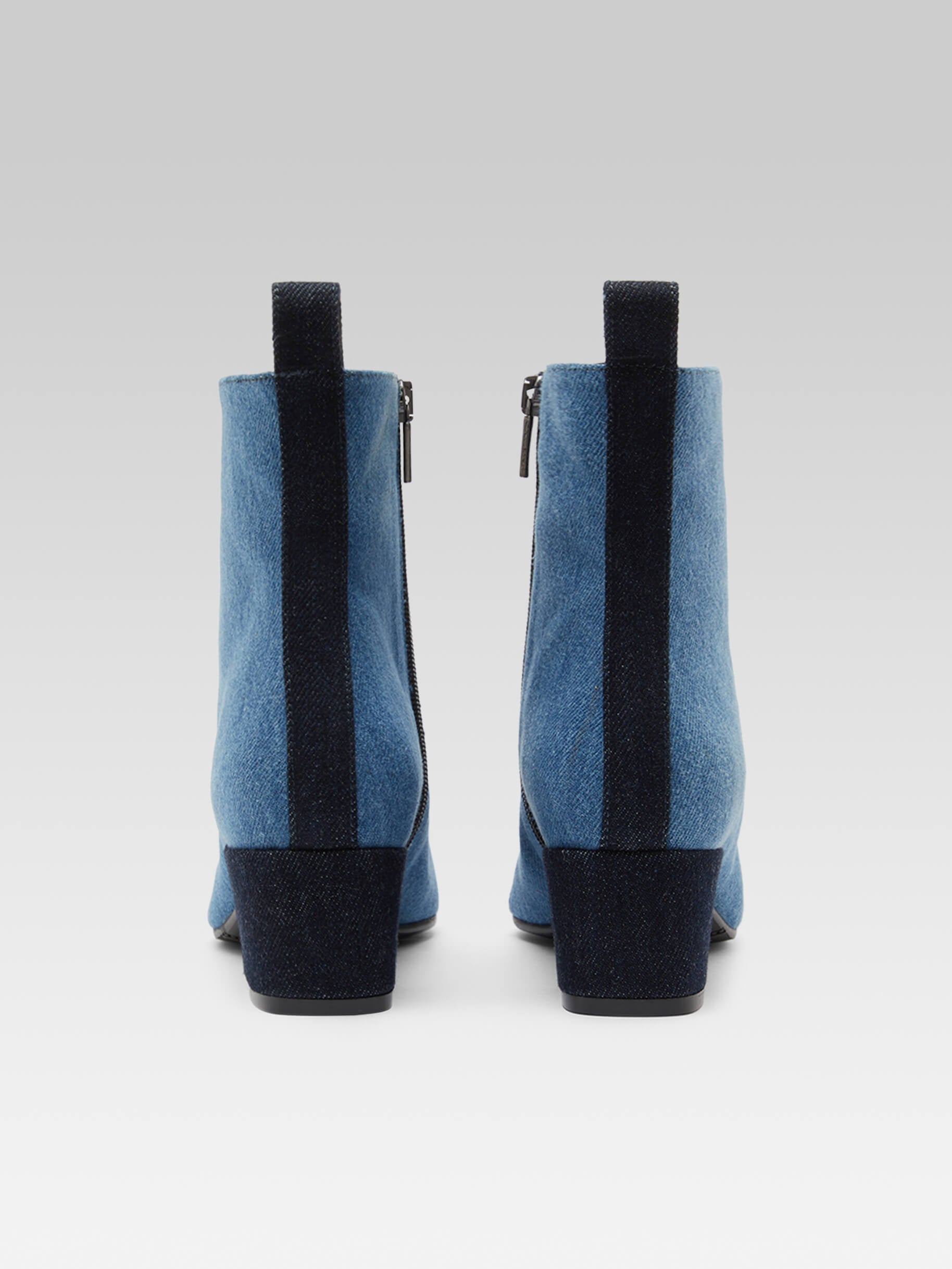 Blue jean ankle boots online