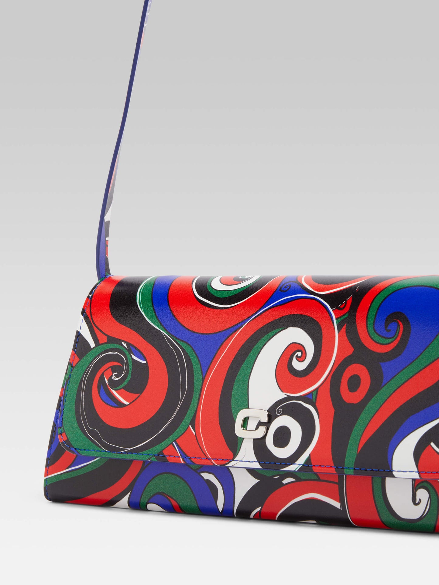 Madeleine - Multicolor printed leather bag