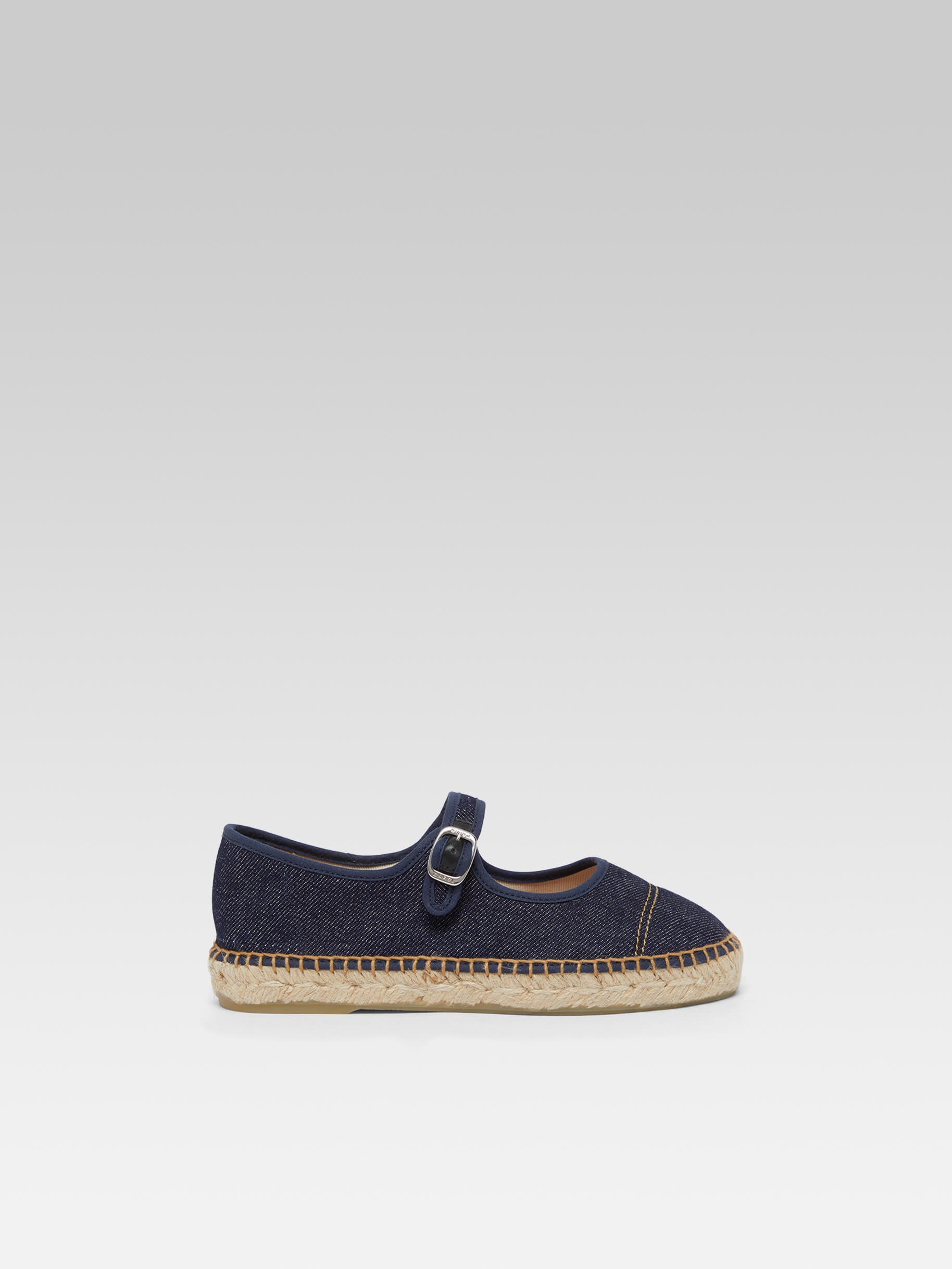 Colza - Espadrilles babies toile jean brut - Image numéro 1