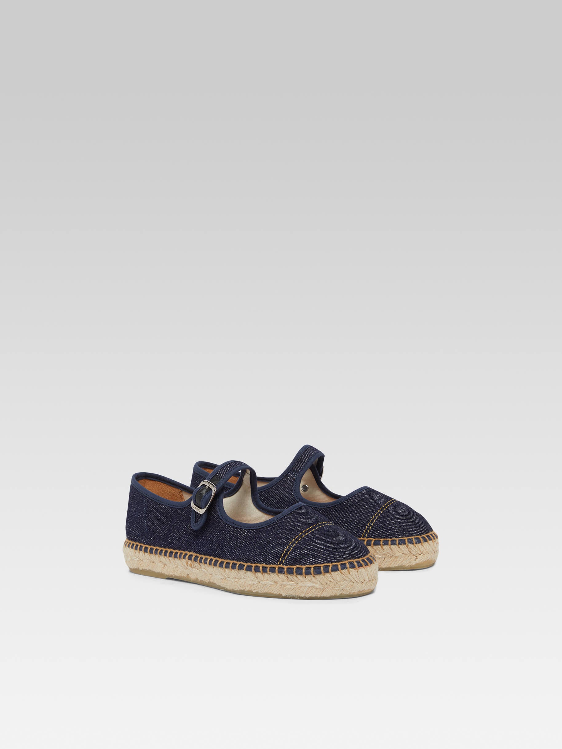 Colza - Espadrilles babies toile jean brut - Image numéro 2