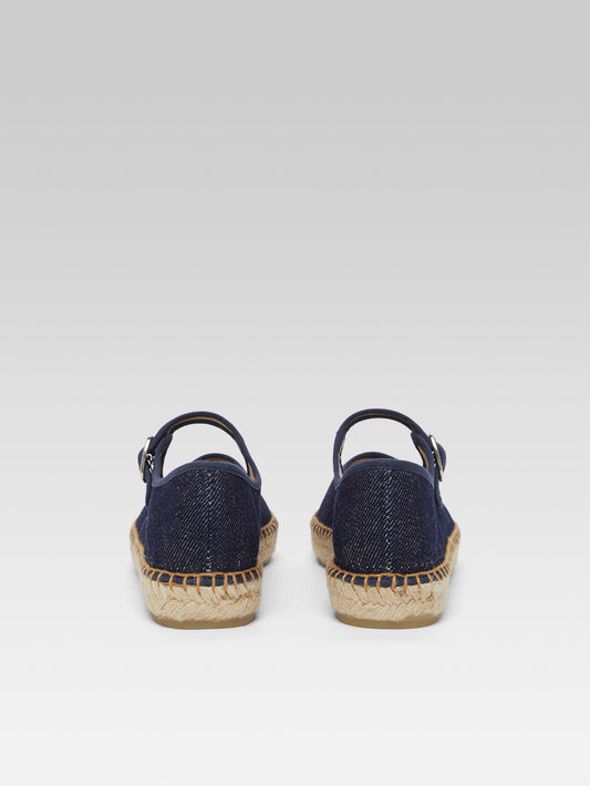 Colza - Espadrilles babies toile jean brut - Image numéro 3