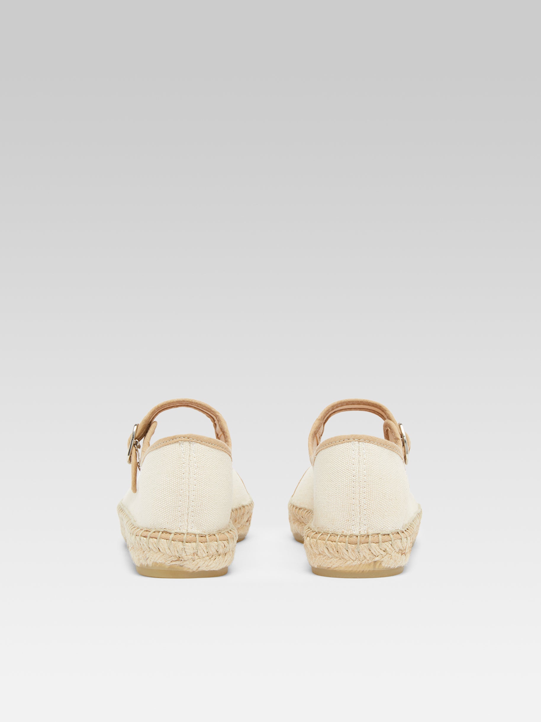 Colza - Espadrilles babies toile bi-beige - Image numéro 3