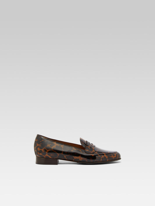 2100 - Leopard patent leather loafers - Image number 2