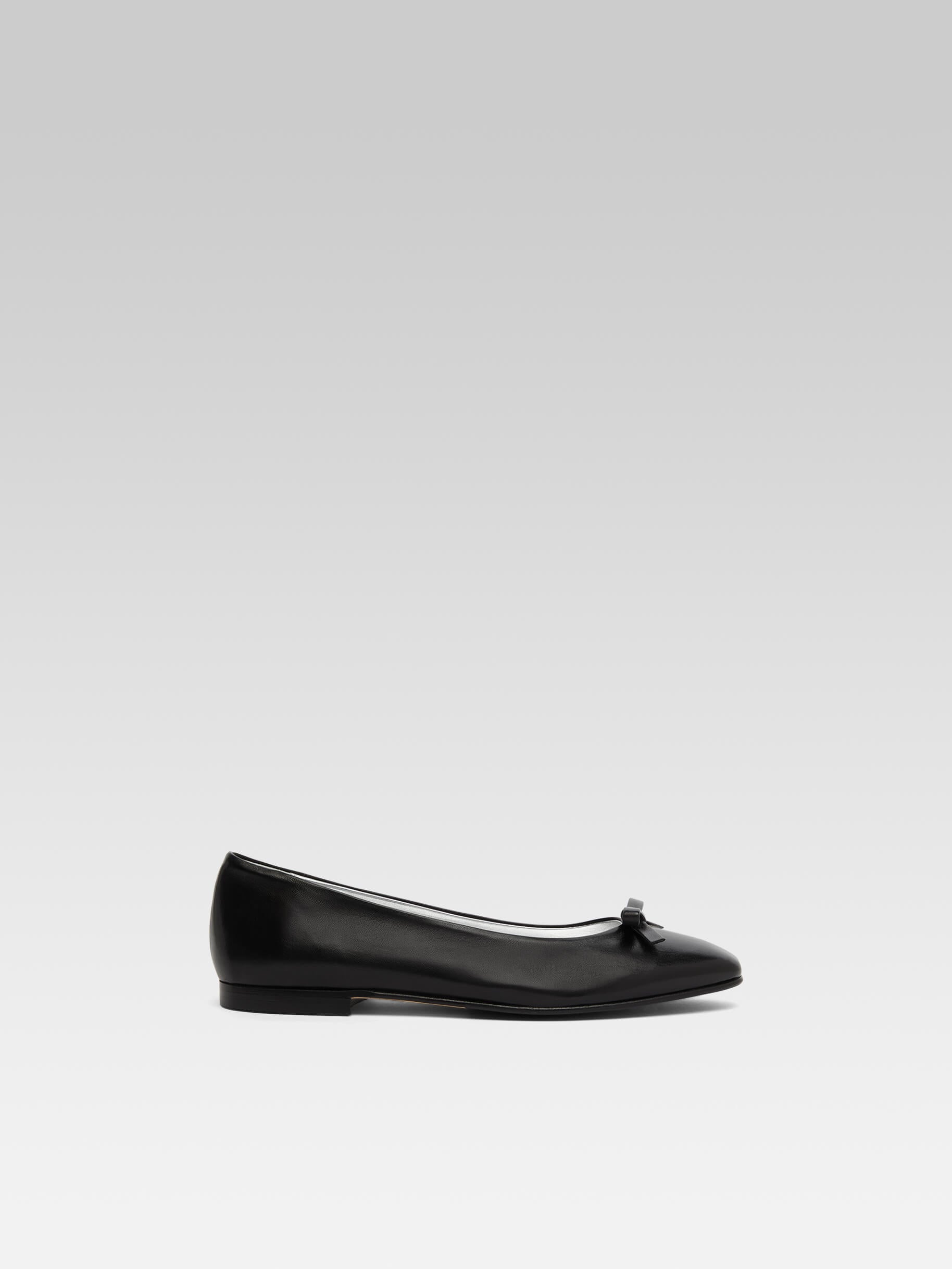 Bella - Ballerines cuir noir