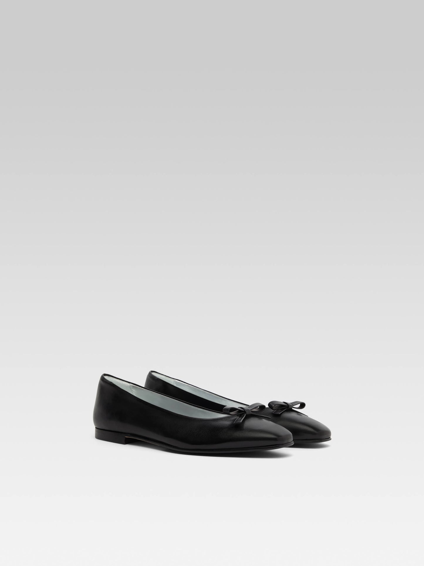 Bella - Ballerines cuir noir