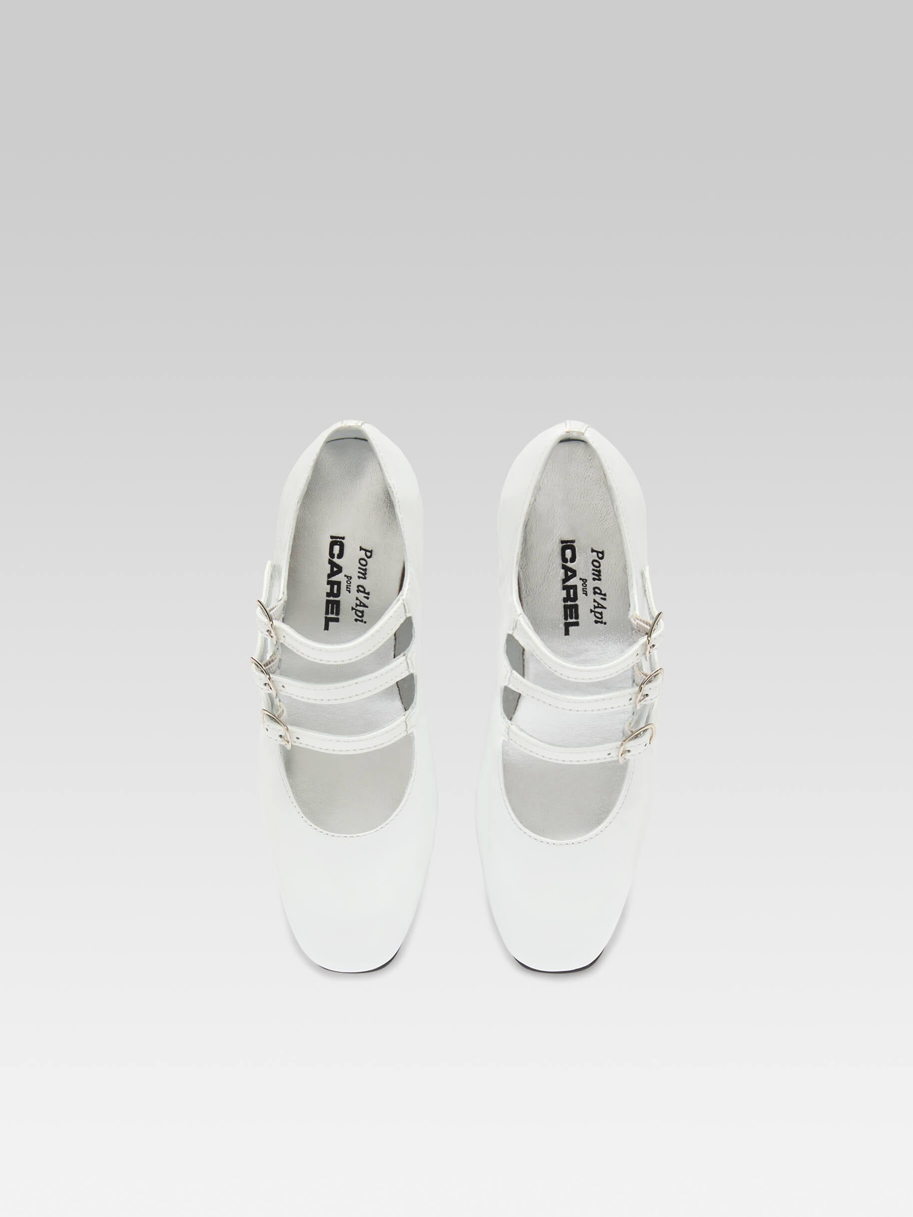 Little Kina - White patent leather Mary Janes - Image number 2