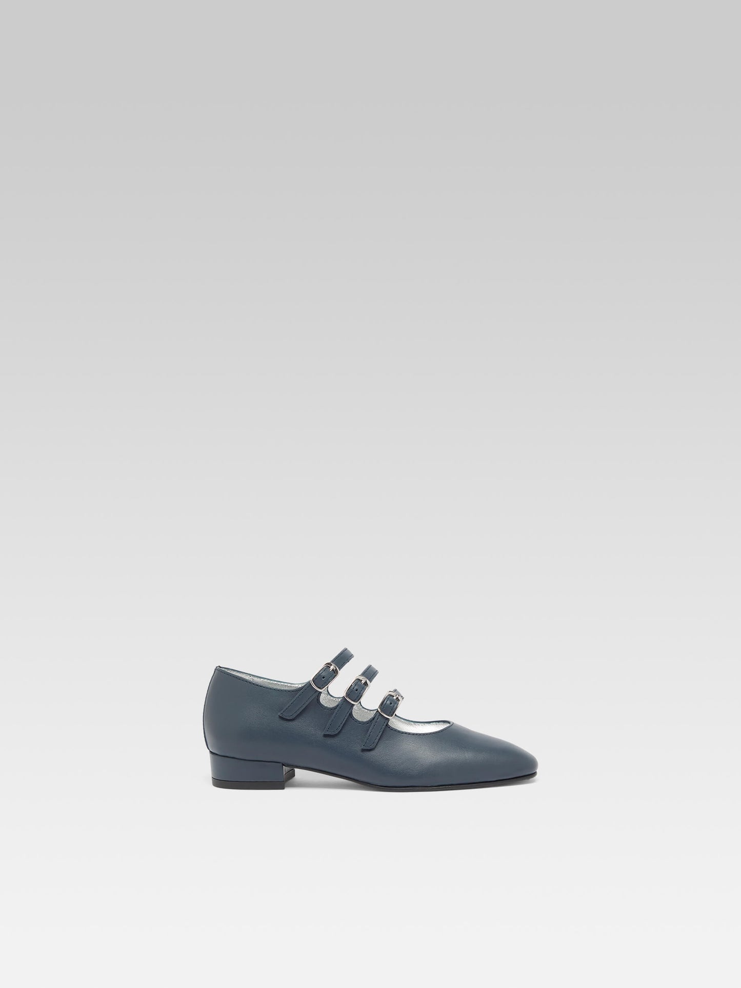 Petite Kina - Babies cuir bleu marine