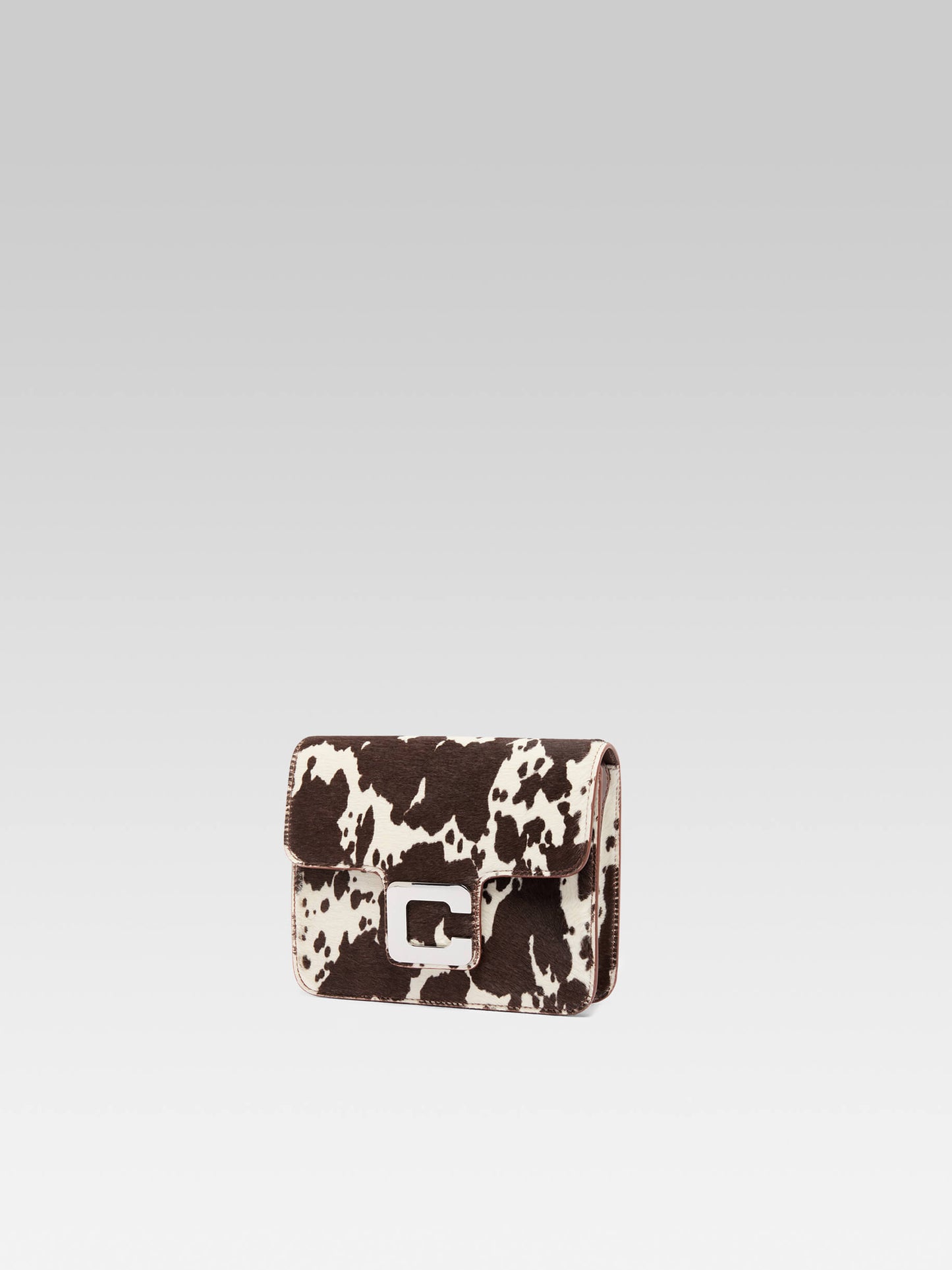 Mini Sorbonne - Cow print pony leather bag