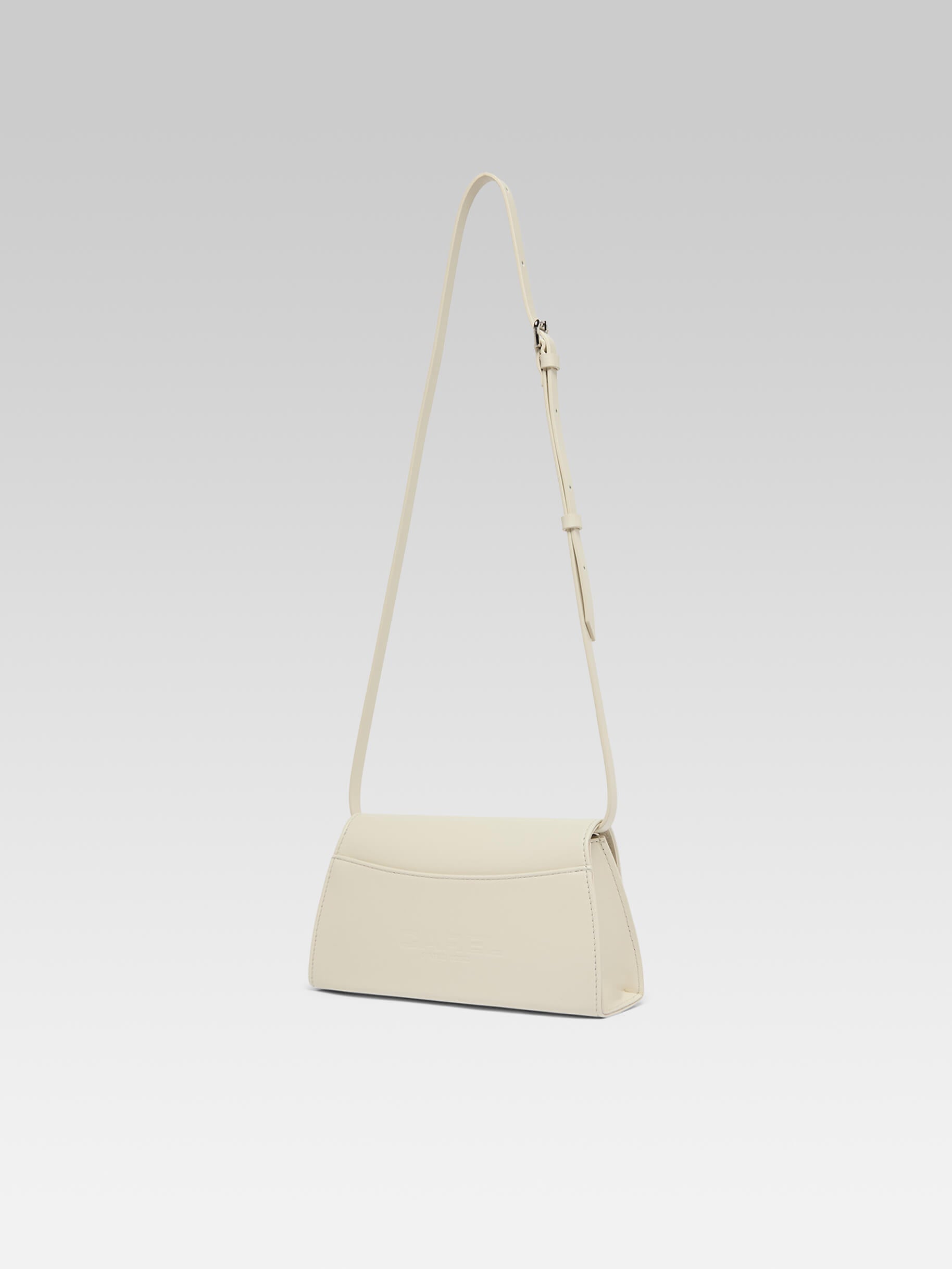 Elysee - Sac épaule cuir blanc - Image numéro 4