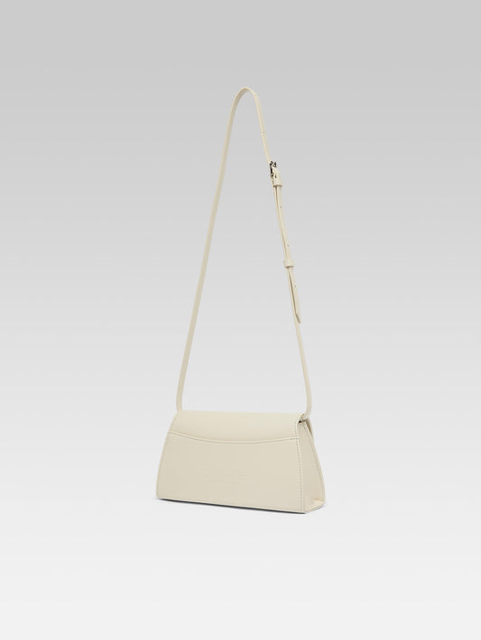 Elysee - Sac épaule cuir blanc - Image numéro 4