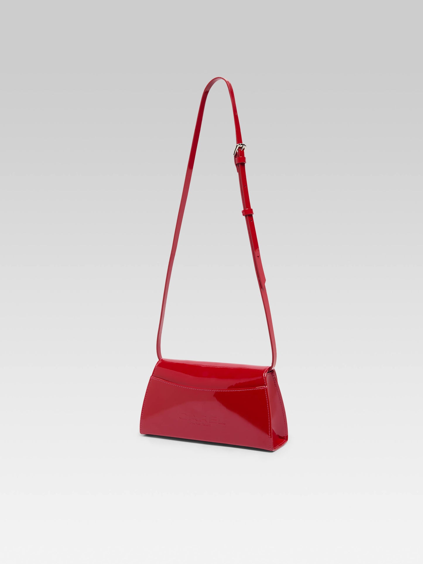 Elysee - Red patent leather shoulder bag