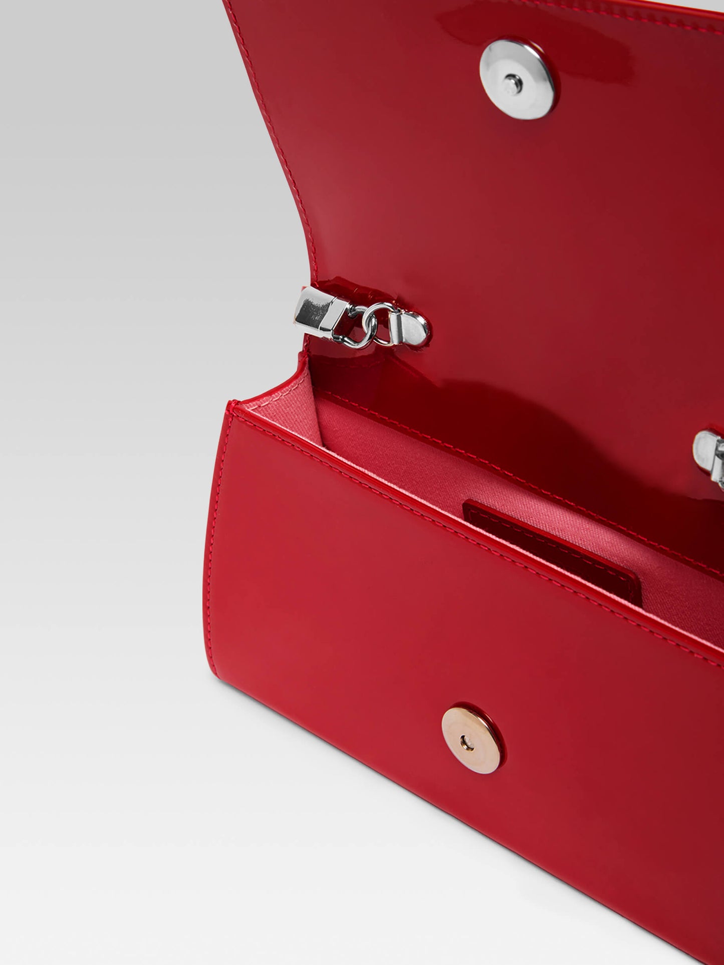 Elysee - Red patent leather shoulder bag