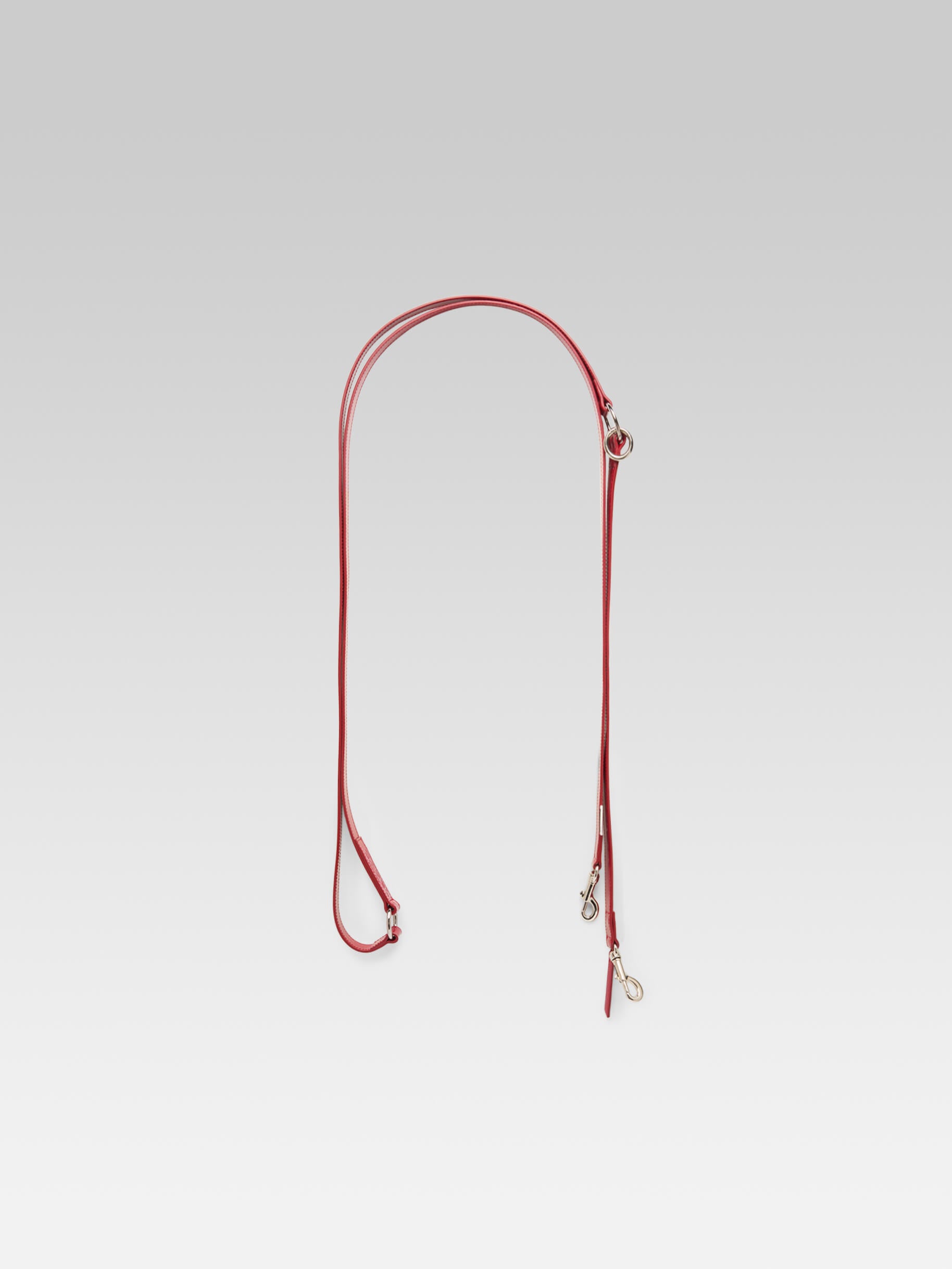 Milou - Red patent leather dog leash - Image number 1