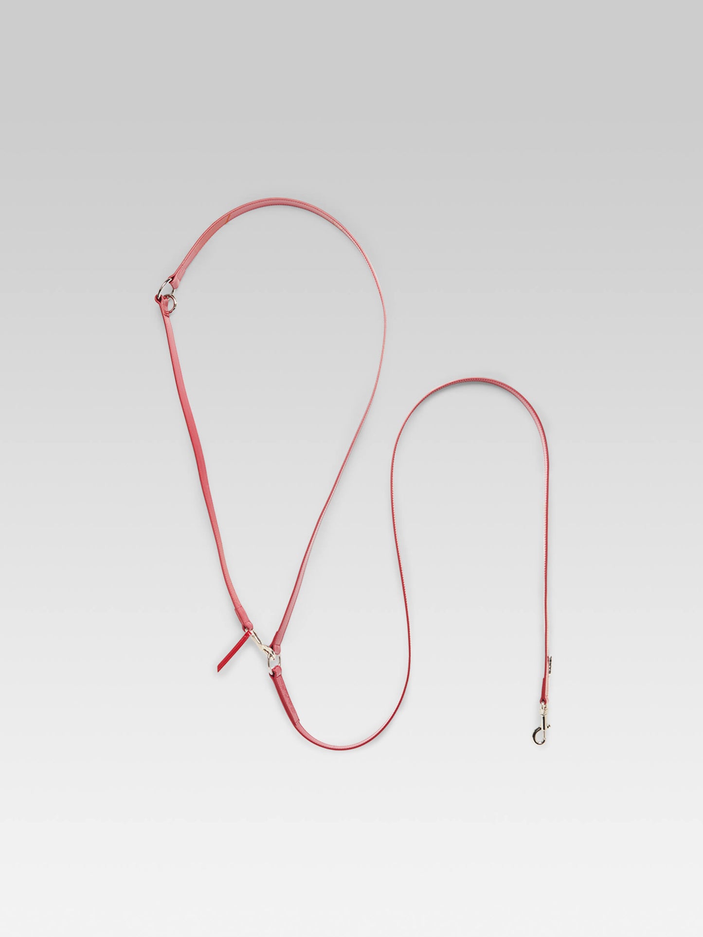 Milou - Red patent leather dog leash