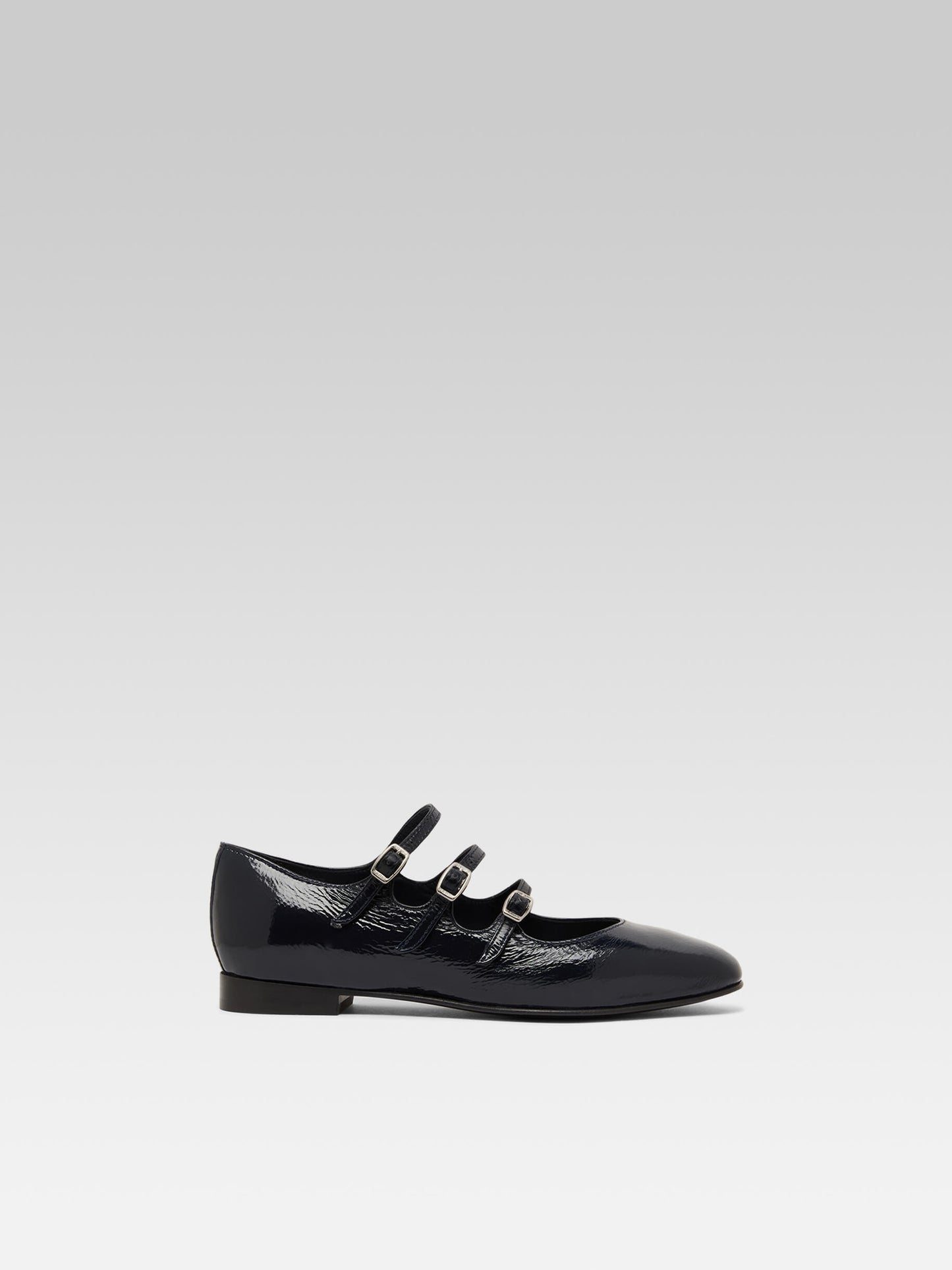 Ariana s - Abyss naplack leather Mary Janes ballet flats